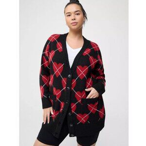 Torrid Vegan Cashmere Boyfriend Cardigan